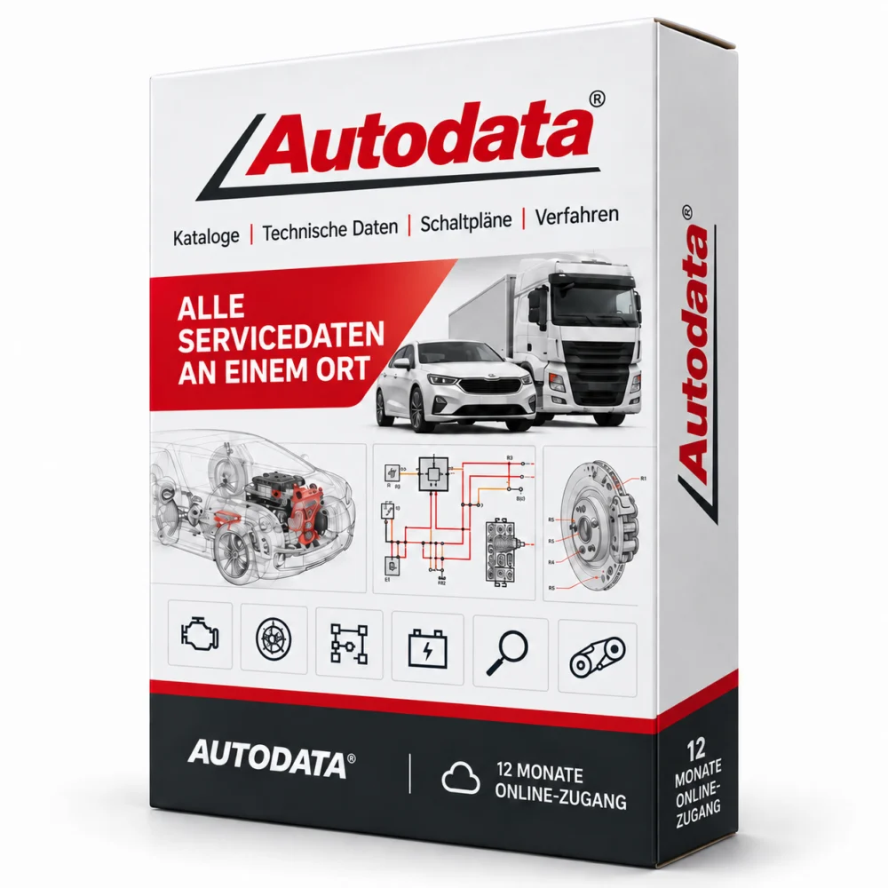 AUTODATA WEBDATABAYS | Technische & Servicedaten | Pkw, Lkw | 12 Monate